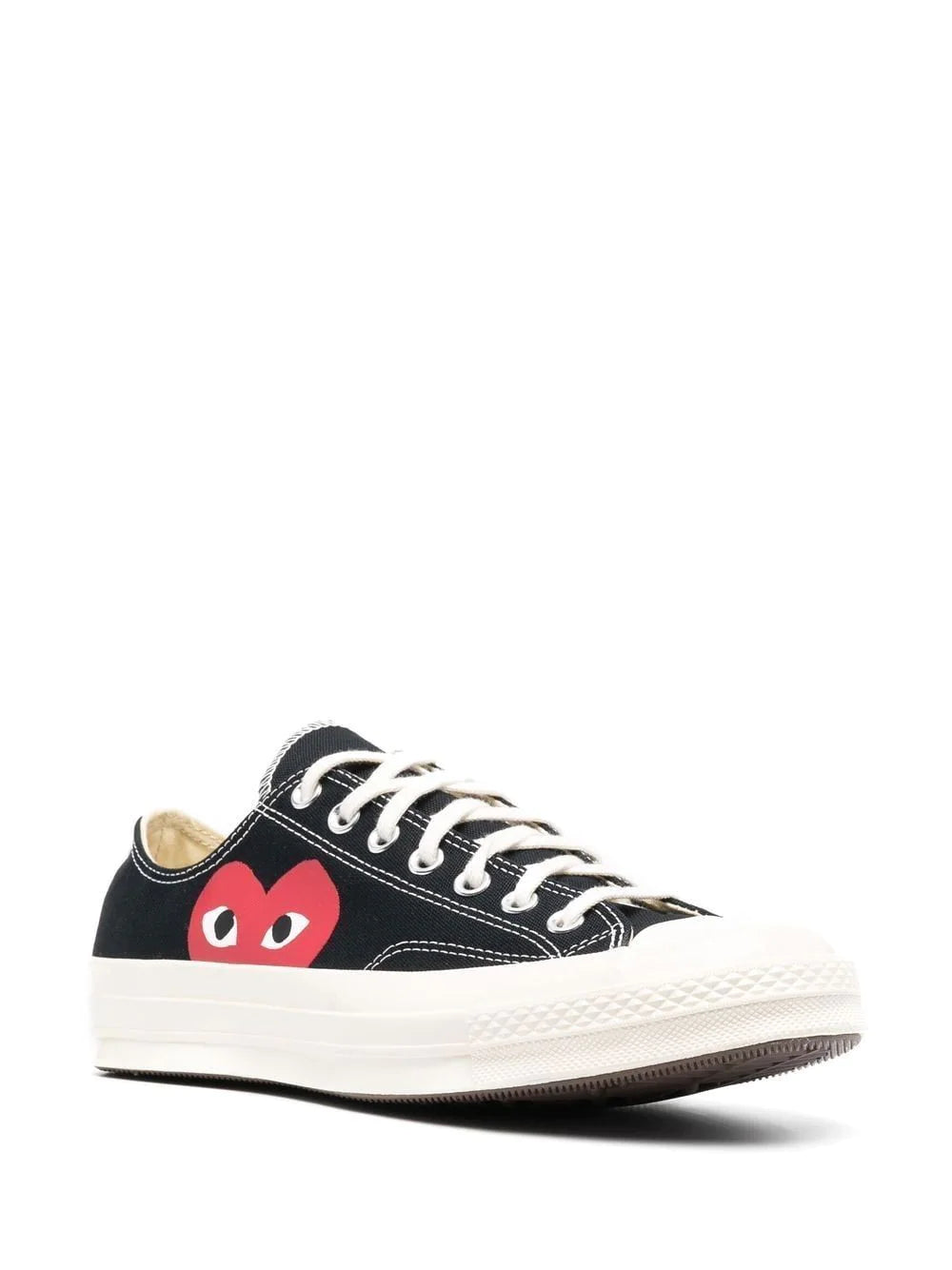 Converse tenis Chuck Taylor All Star '70 de Comme Des Garçons x Converse negro corazones