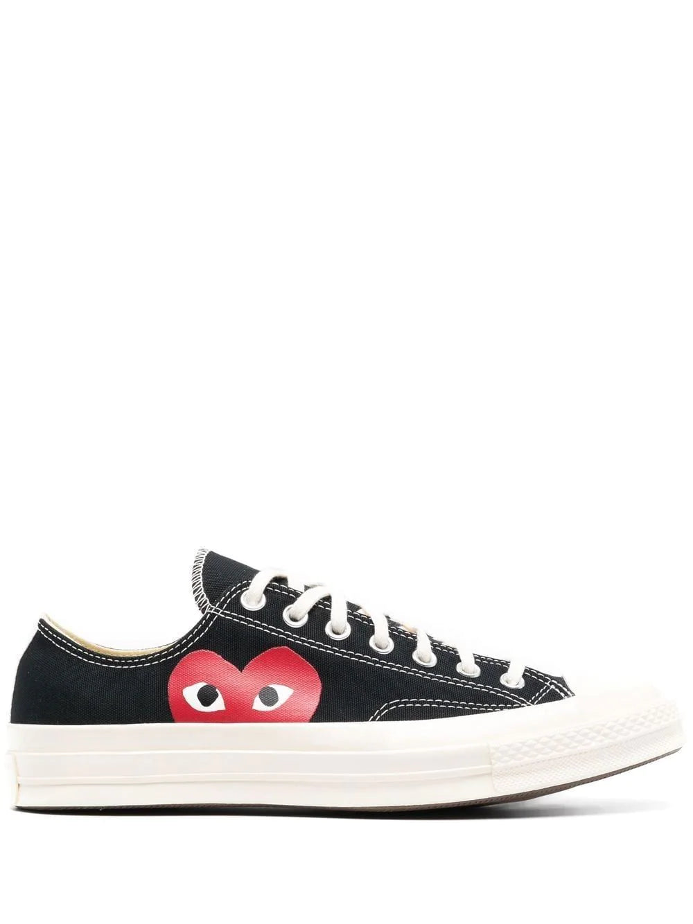 Converse tenis Chuck Taylor All Star '70 de Comme Des Garçons x Converse negro corazones