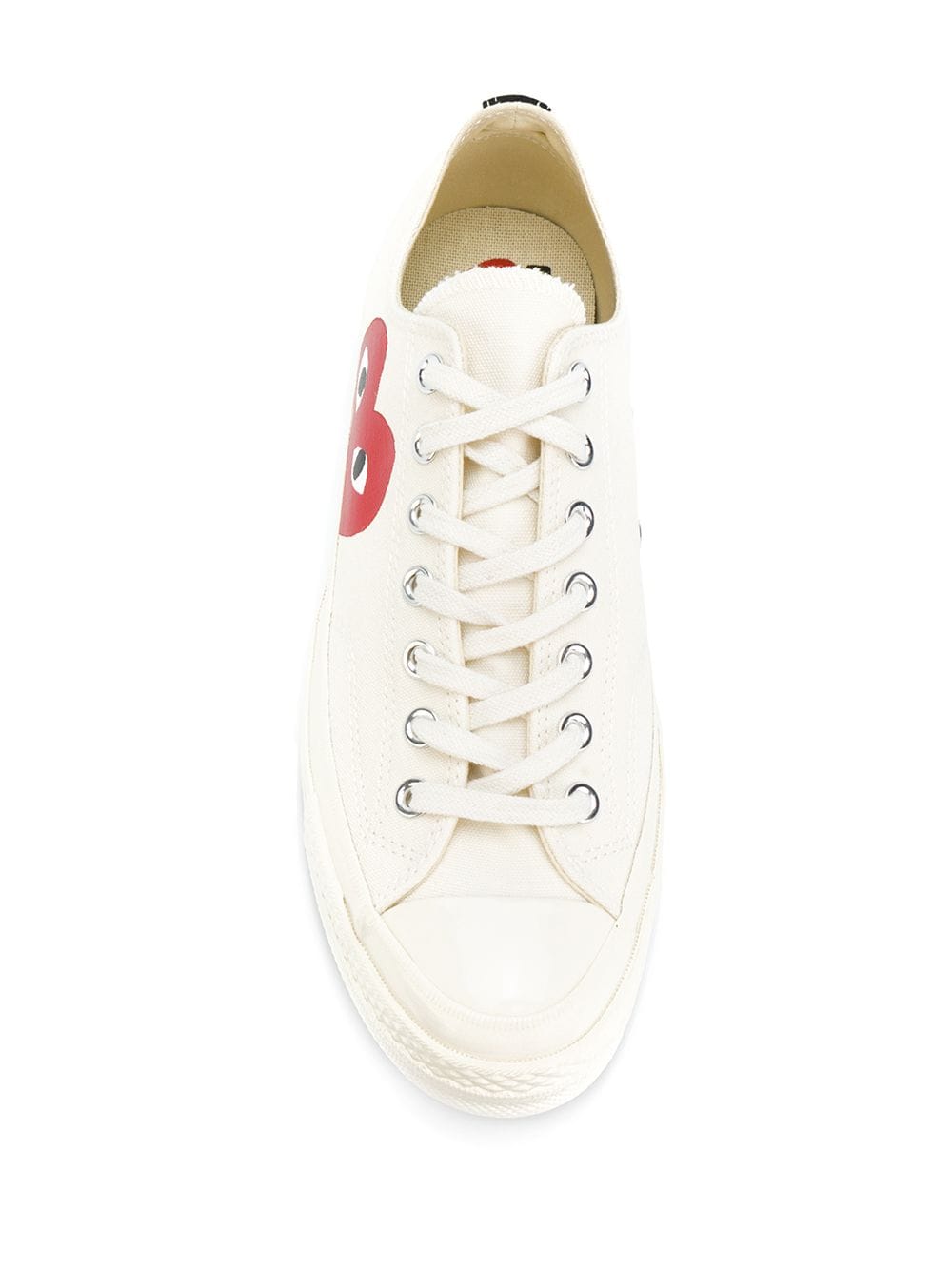 N373O Converse con logo estampado y agujetas Des Garçons Play x Converse