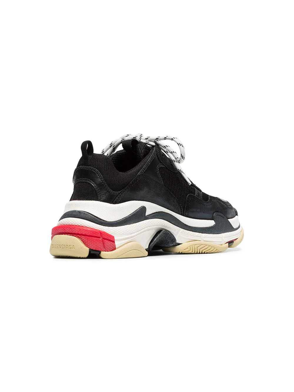 N372O Balenciaga tenis Triple S con agujetas