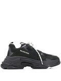 N372O (D) BALENCIAGA TRIPLE S TRAINER 'TRIPLE BLACK' - Calzado de mujer y hombre