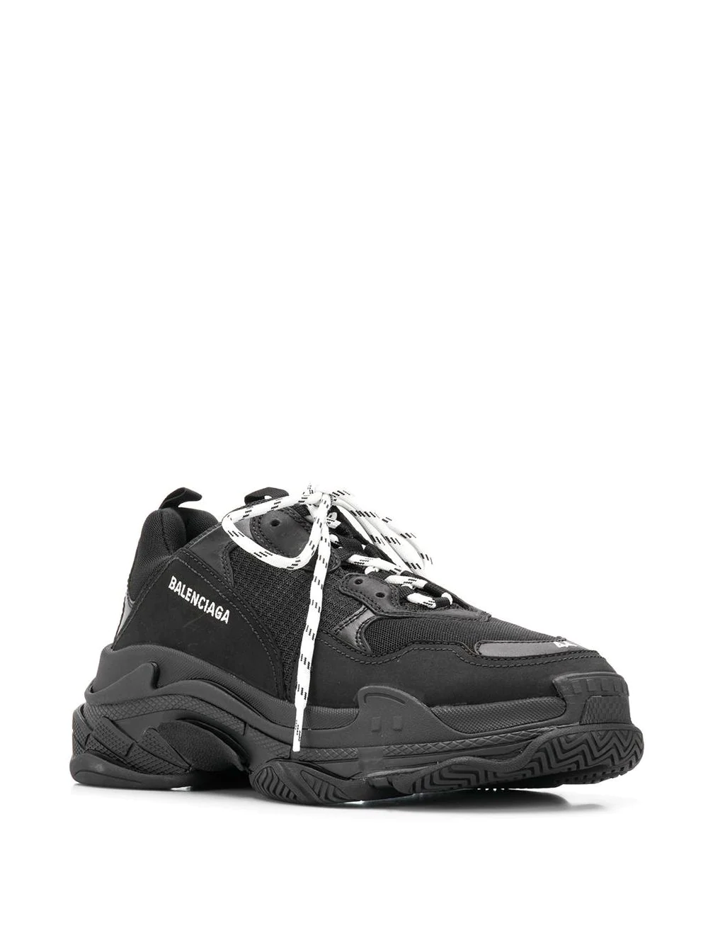 N372O (D) BALENCIAGA TRIPLE S TRAINER 'TRIPLE BLACK' - Calzado de mujer y hombre