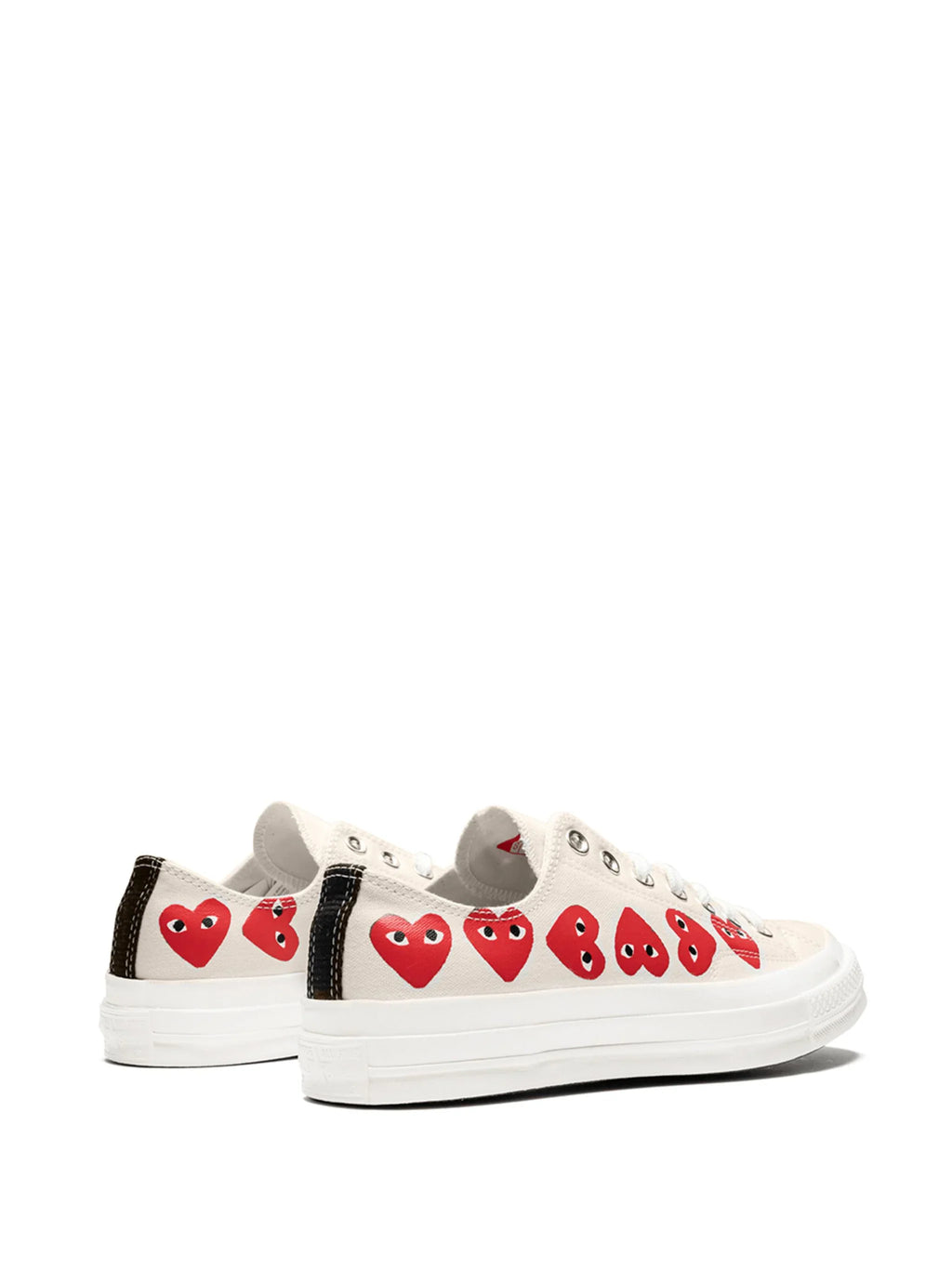 N374O Comme Des Garçons Play x Converse tenis Chuck 70 Beige - Calzado de mujer y hombre