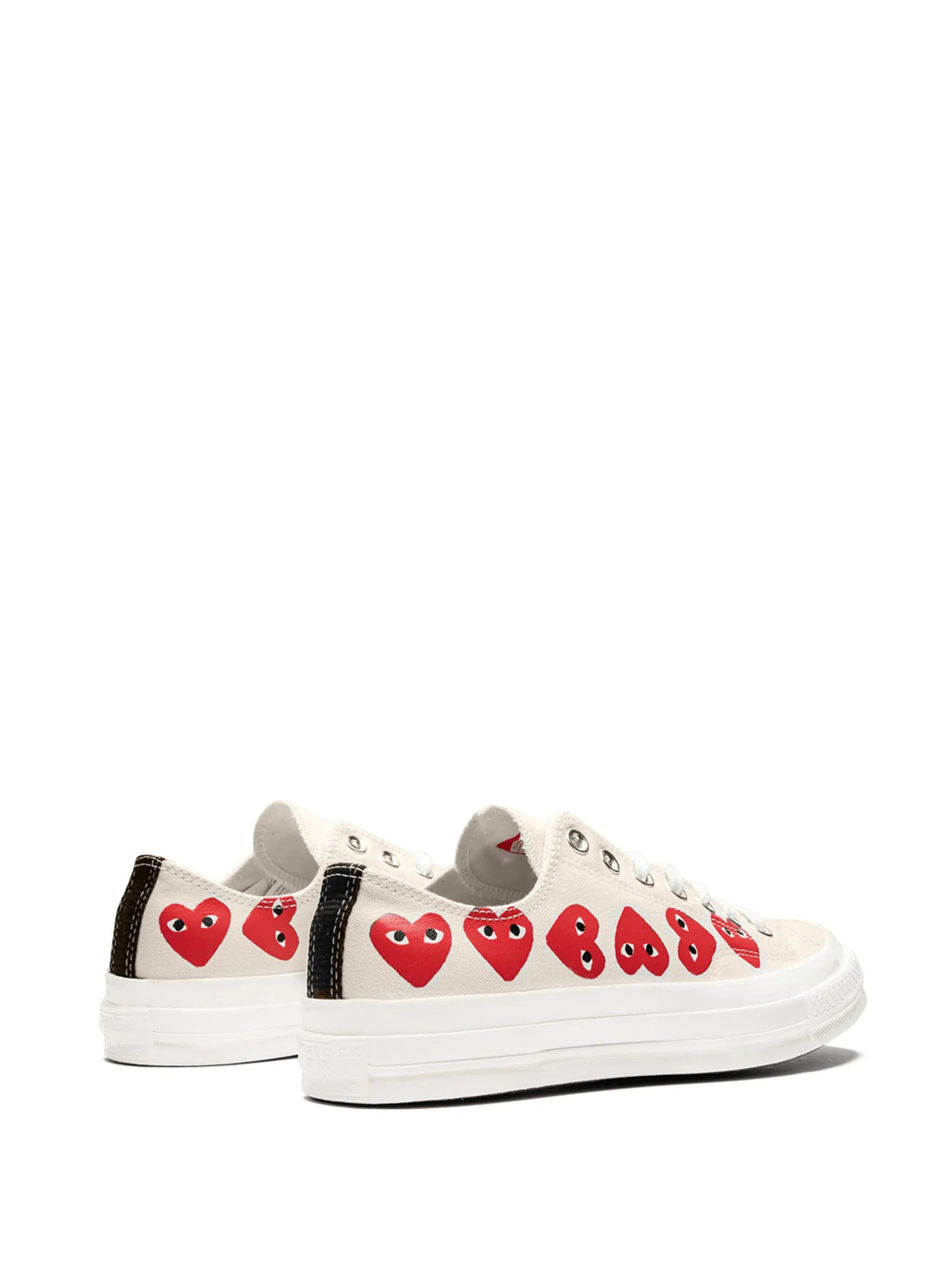 N374O Comme Des Garçons Play x Converse tenis Chuck 70 Beige - Calzado de mujer y hombre