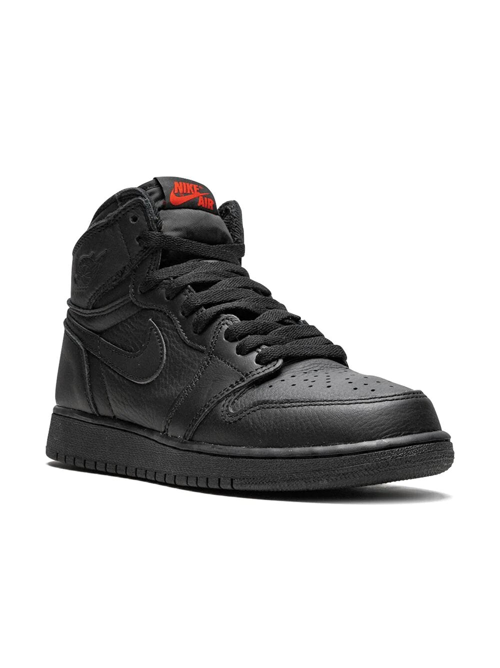 N370O Air Jordan 1 Retro High OG BG JORDAN 1 PIEL NEGRO ROJO
