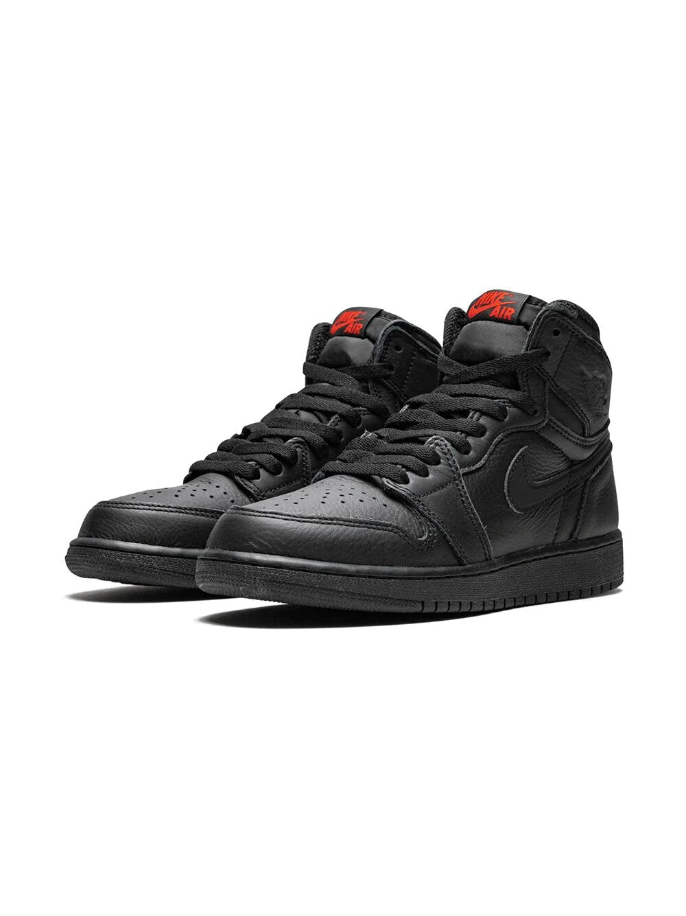 N370O Air Jordan 1 Retro High OG BG JORDAN 1 PIEL NEGRO ROJO