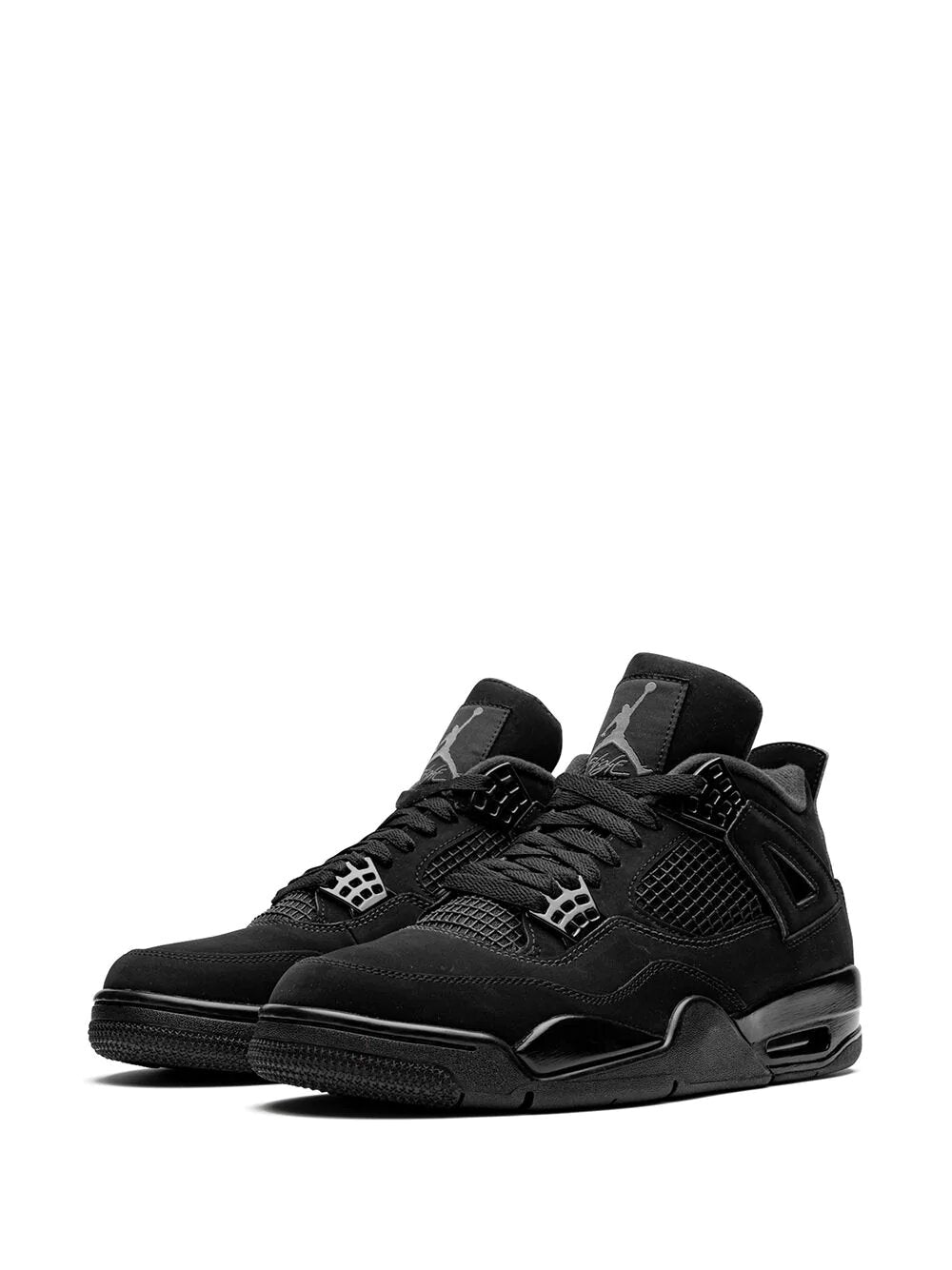 N372O Jordan 4 Negro total Jordan tenis Black Cat 2020 Air Jordan 4 Retro - Calzado de mujer y hombre