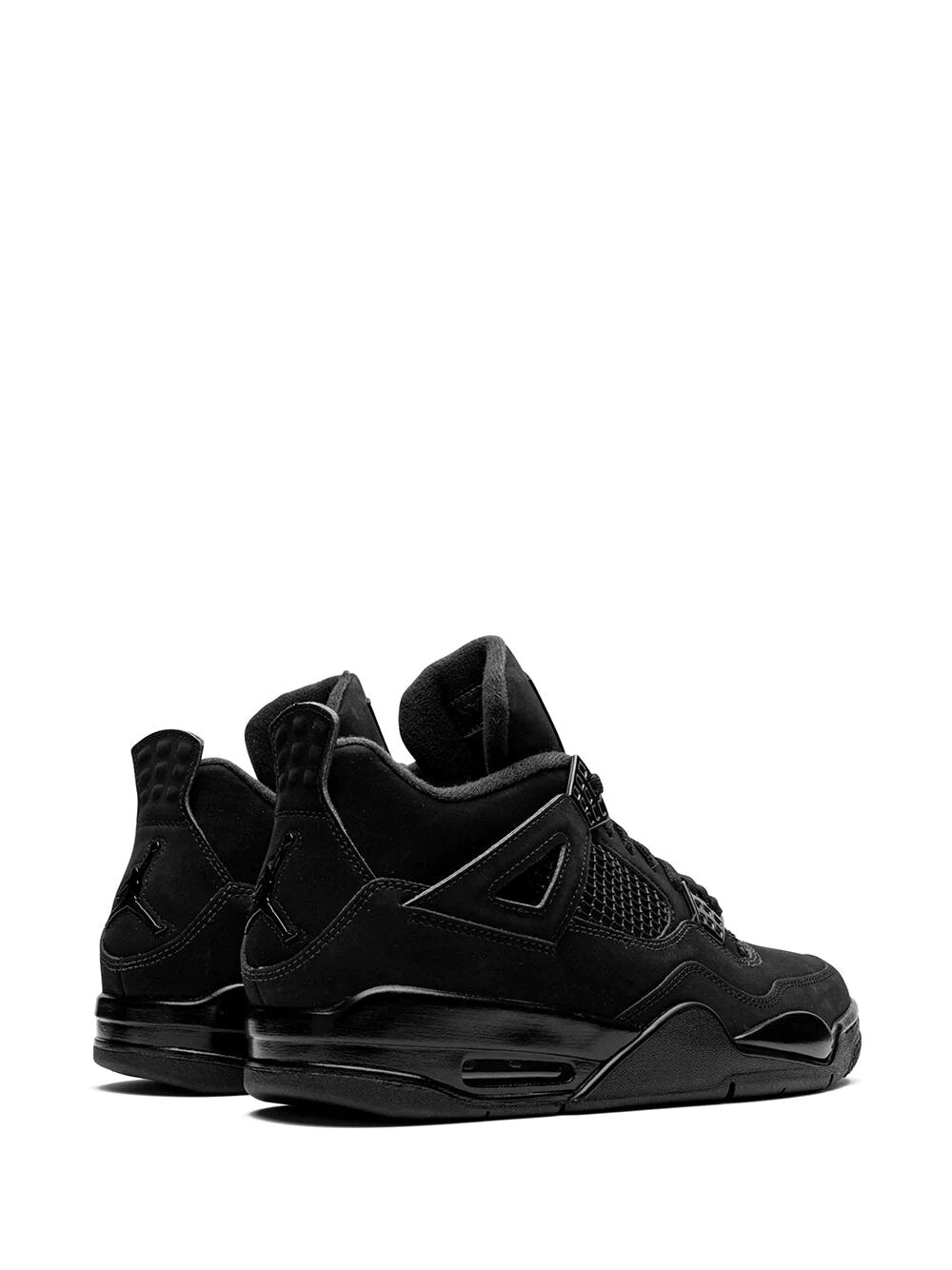N372O Jordan 4 Negro total Jordan tenis Black Cat 2020 Air Jordan 4 Retro - Calzado de mujer y hombre