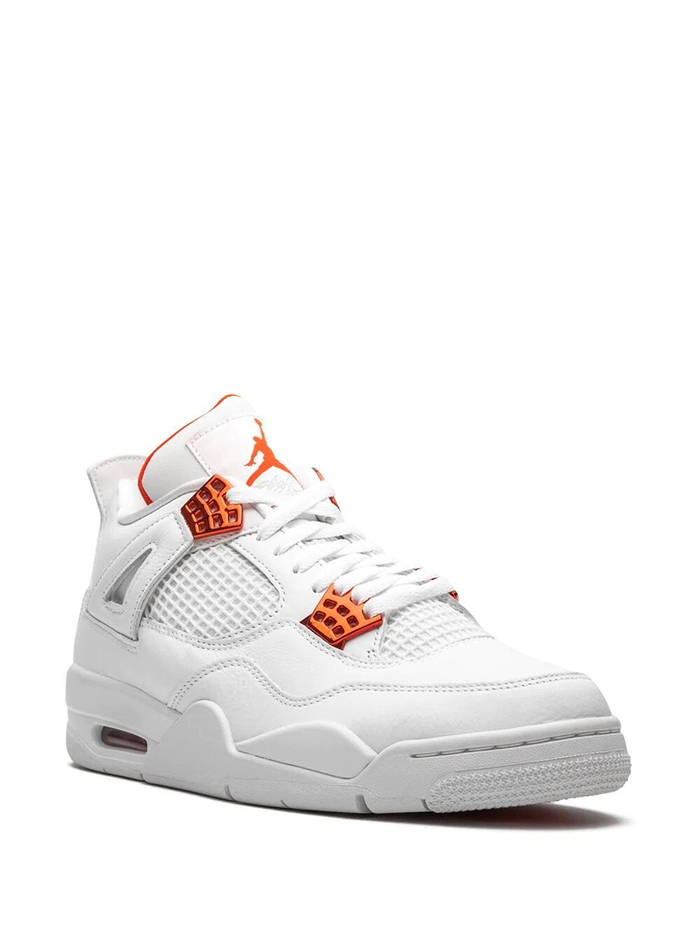 N372O air jordan retro 4 blanco rojo red metallic - Calzado de mujer y hombre