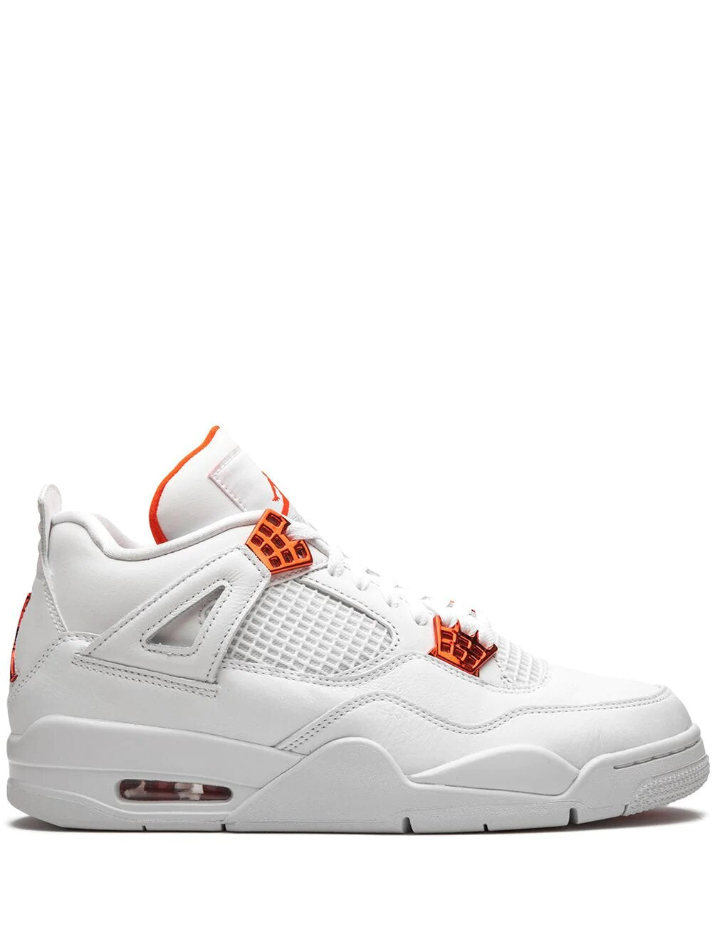 N372O air jordan retro 4 blanco rojo red metallic - Calzado de mujer y hombre