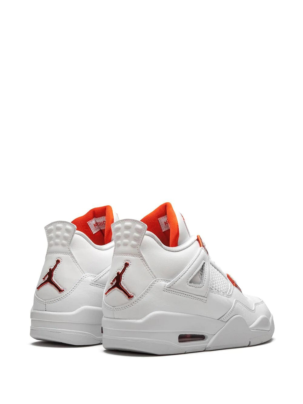 N372O air jordan retro 4 blanco rojo red metallic - Calzado de mujer y hombre