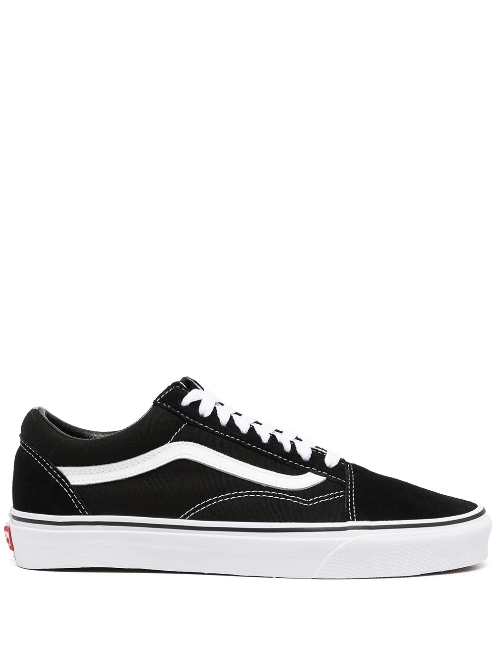 N370O Vans Tenis Vans tenis Old Skool Negro Gamuza - Calzado de mujer y hombre