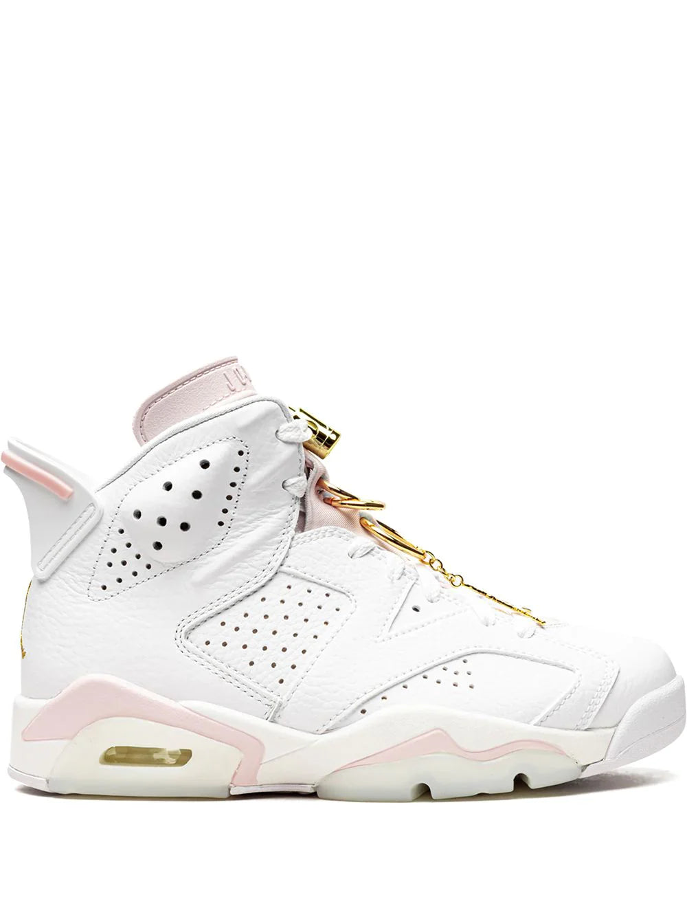 N372O Jordan 6 Retro "Gold Hoops blanco rosa - Calzado de mujer y hombre