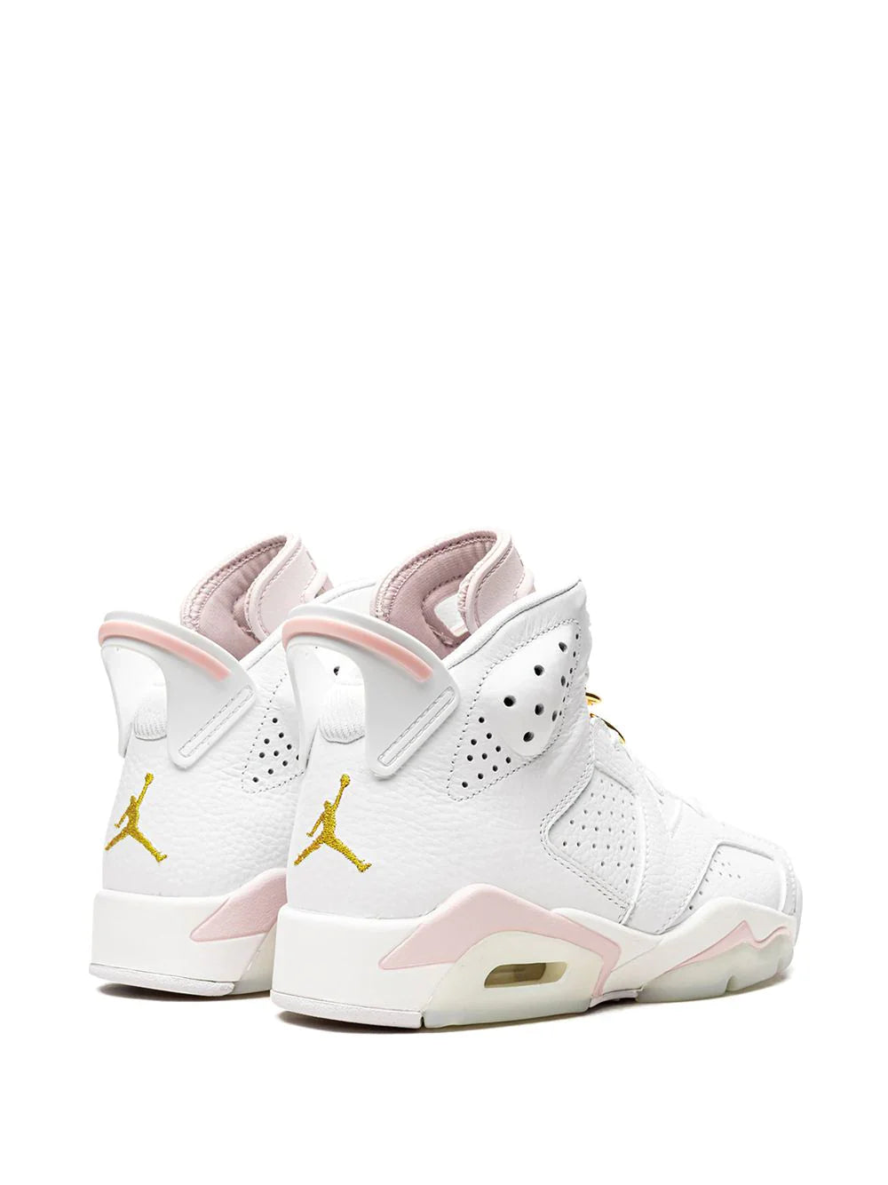 N372O Jordan 6 Retro "Gold Hoops blanco rosa - Calzado de mujer y hombre