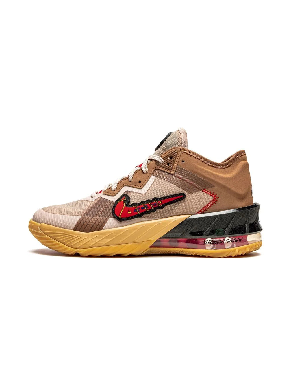 N372O Nike correcaminos tenis Lebron 18 Low de Nike x Space Jam bicolor - Calzado de mujer y hombre