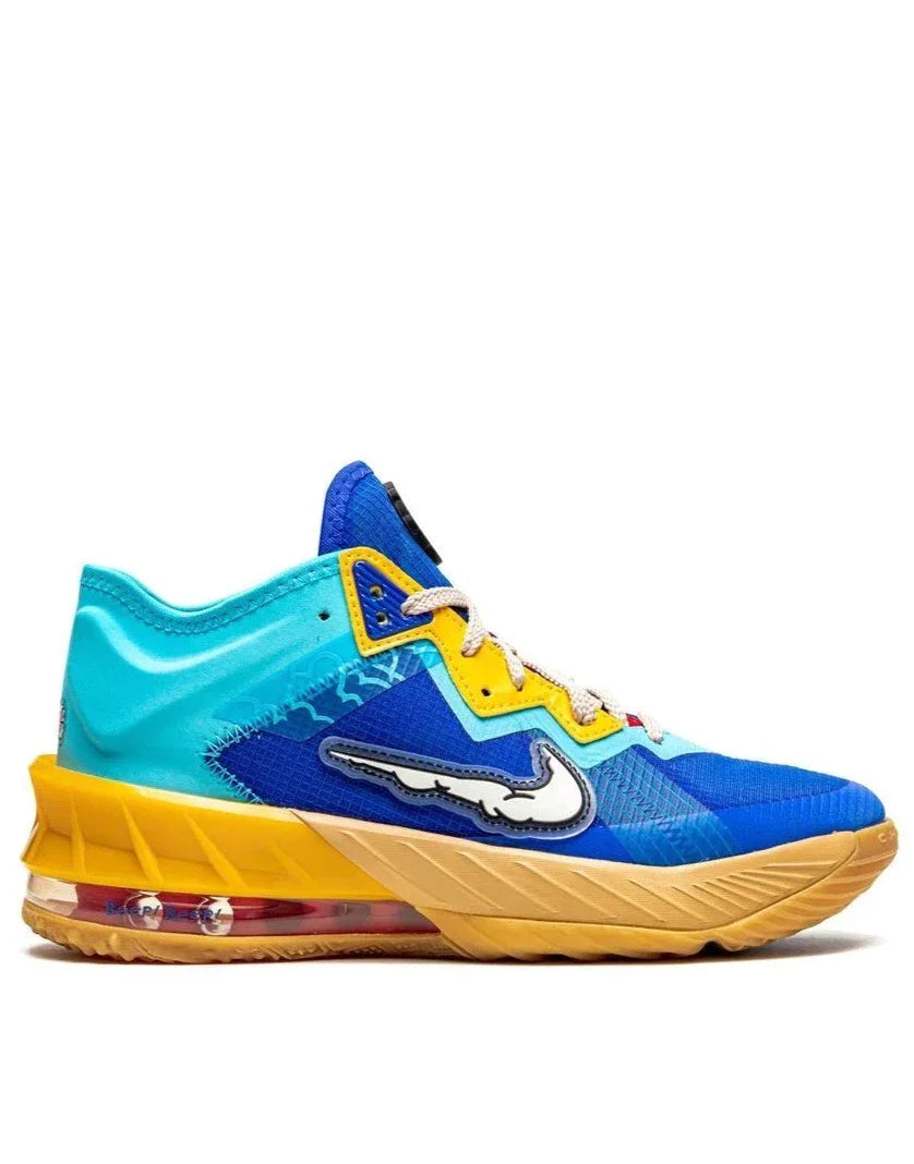N372O Nike correcaminos tenis Lebron 18 Low de Nike x Space Jam bicolor - Calzado de mujer y hombre