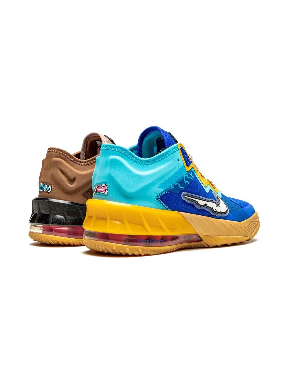 N372O Nike correcaminos tenis Lebron 18 Low de Nike x Space Jam bicolor - Calzado de mujer y hombre
