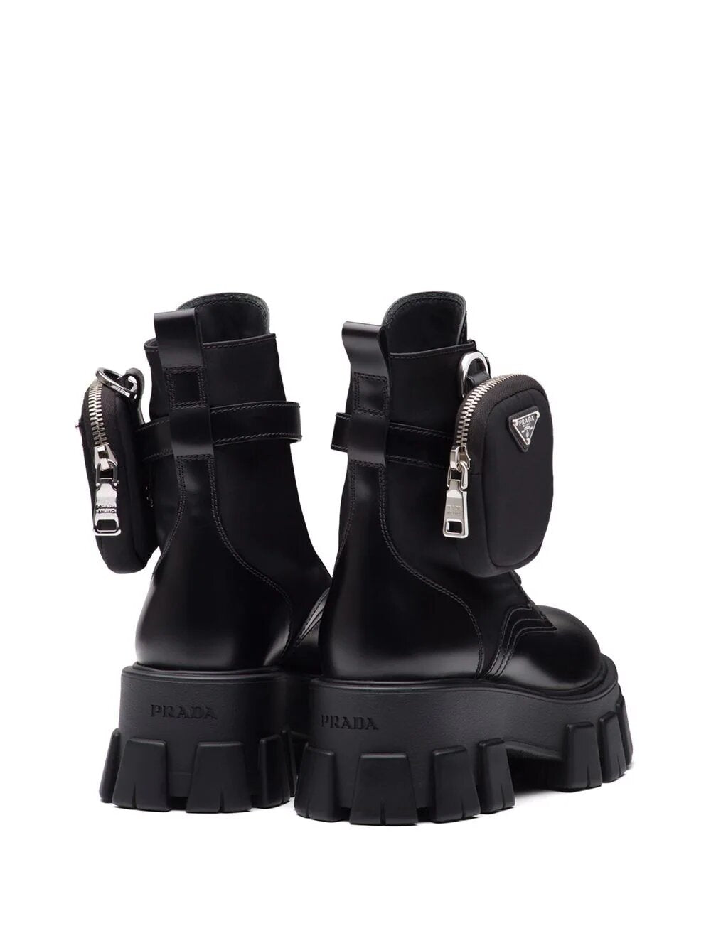 N372O BOTA Prada botas militares Monolith