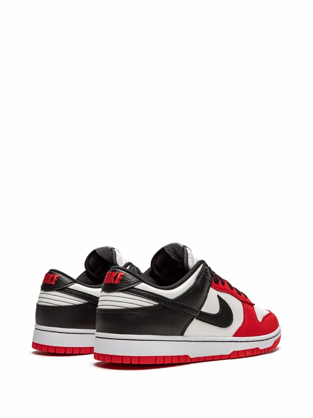 Dunk Low Black and Chile Red
