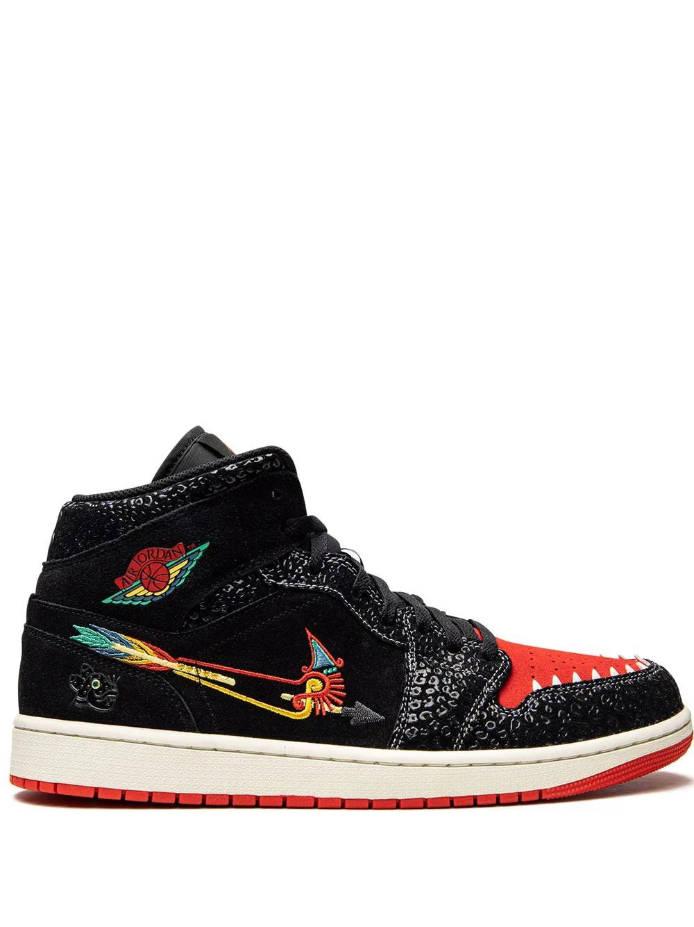 N370O Air Jordan 1 Mid SE Dia De Muertos"Siempre Familia" día de muertos