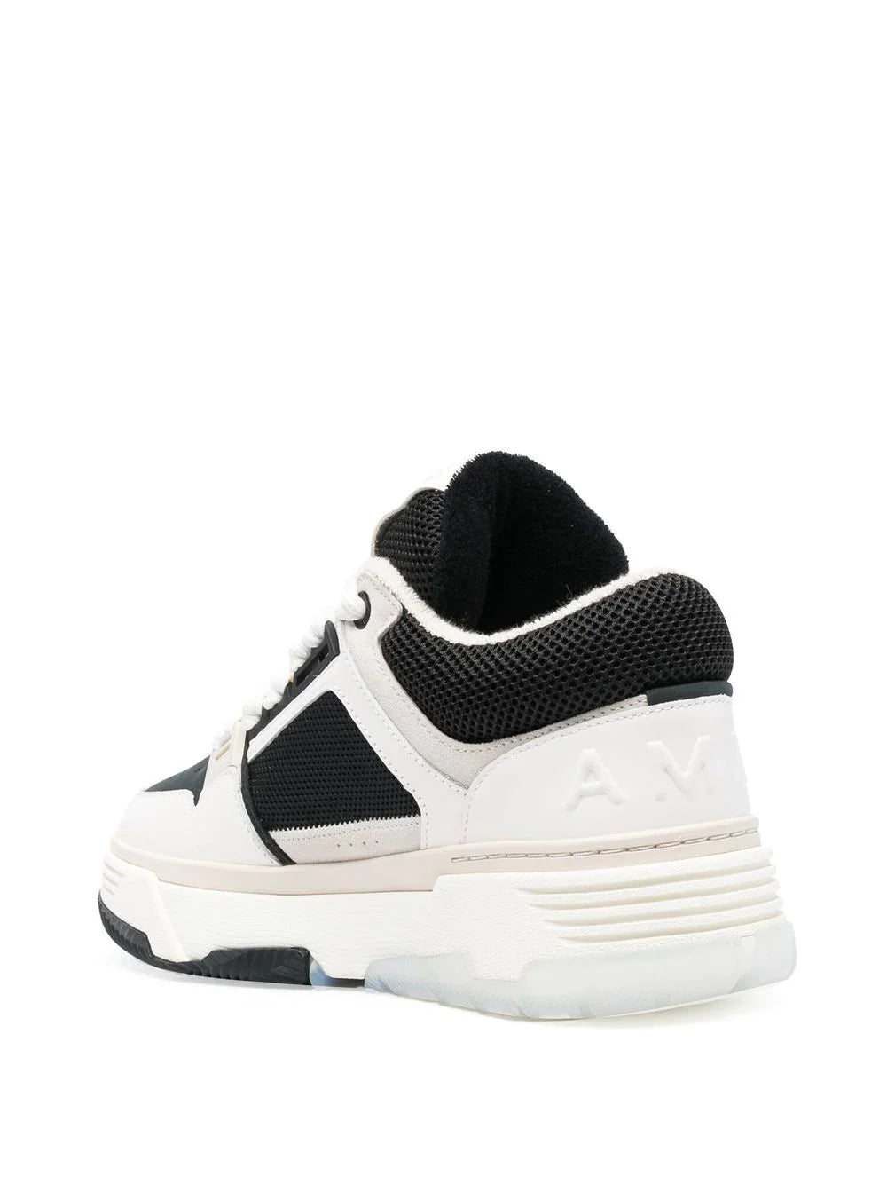 N372O AMIRI tenis MA-1 Blanco Negro