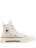 Tenis Converse de Plataforma Chuck 70 De Luxe Squared Blancos en Bota de Lona para Mujer