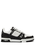 (G5) LOUIS VUITTON LV MONOGRAM BLACK DENIM SNEAKER TRAINER Negro blanco - Calzado de mujer y hombre