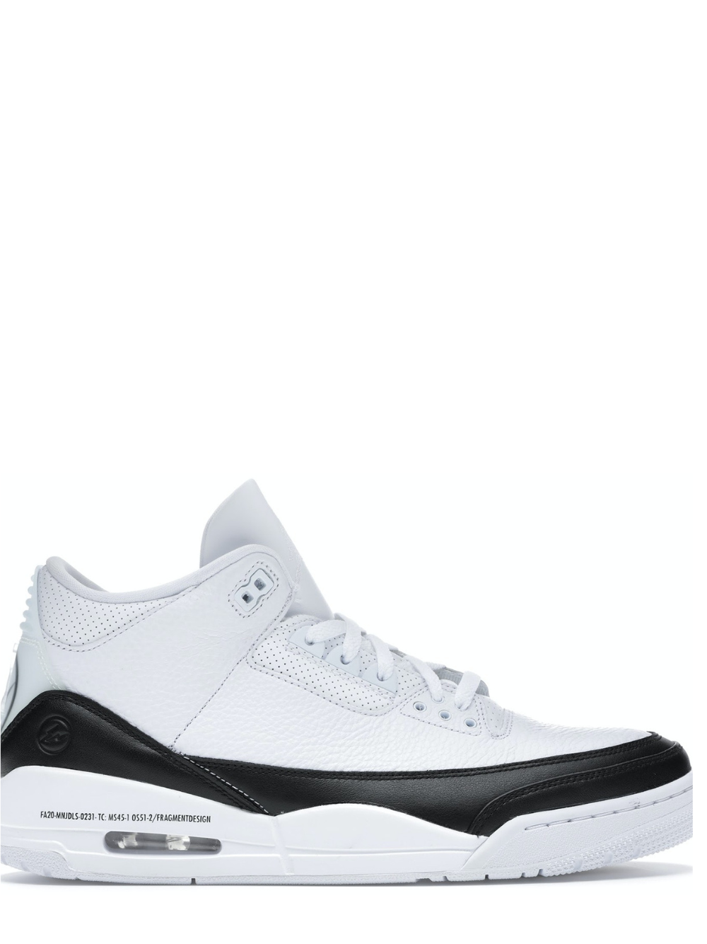 jordan 3 fragment blanco negro - Calzado de mujer y hombre
