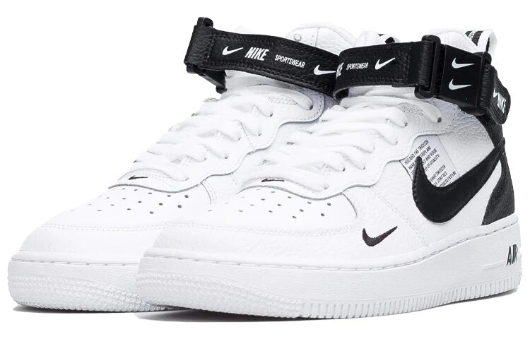 Nike Air Force 1 Mid Utility White Black (GS)