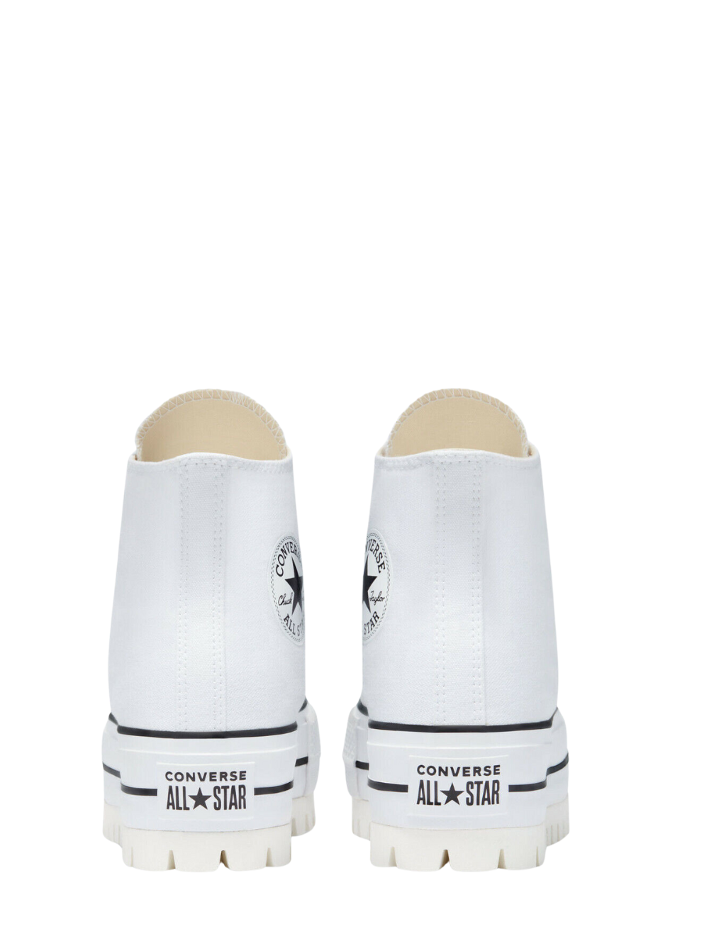 N373O Zapatos de plataforma Converse Chuck Taylor All Star Trek blancos