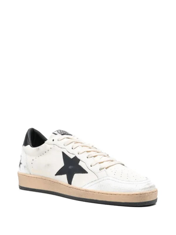 Golden Goose tenis bajos Ball-Star blanco negro