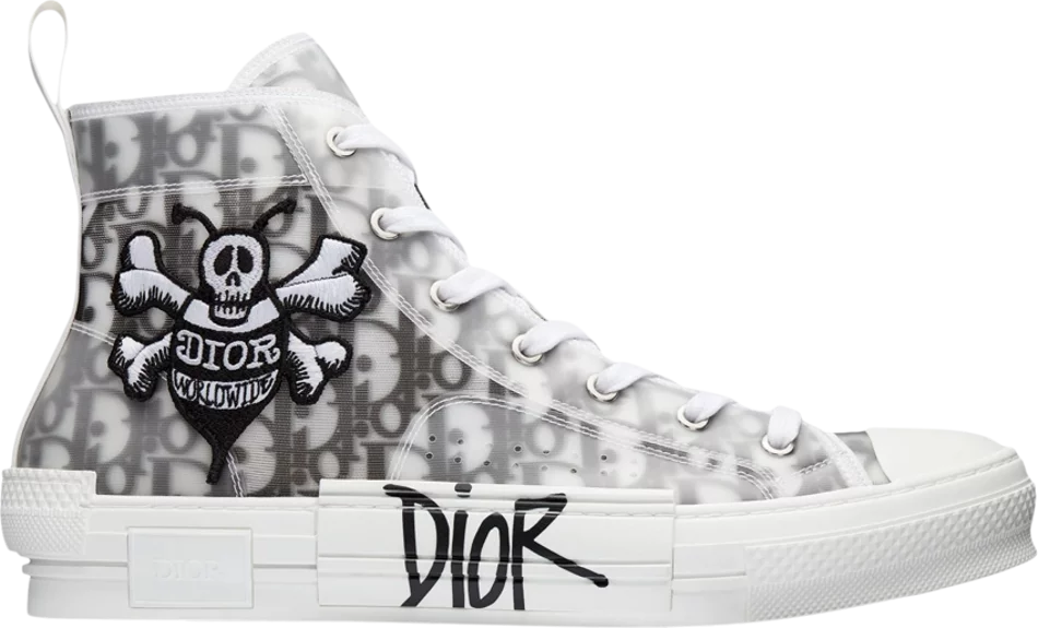 (G5) Dior And Shawn B23 High Top Bee Embroidery - Calzado de mujer y hombre