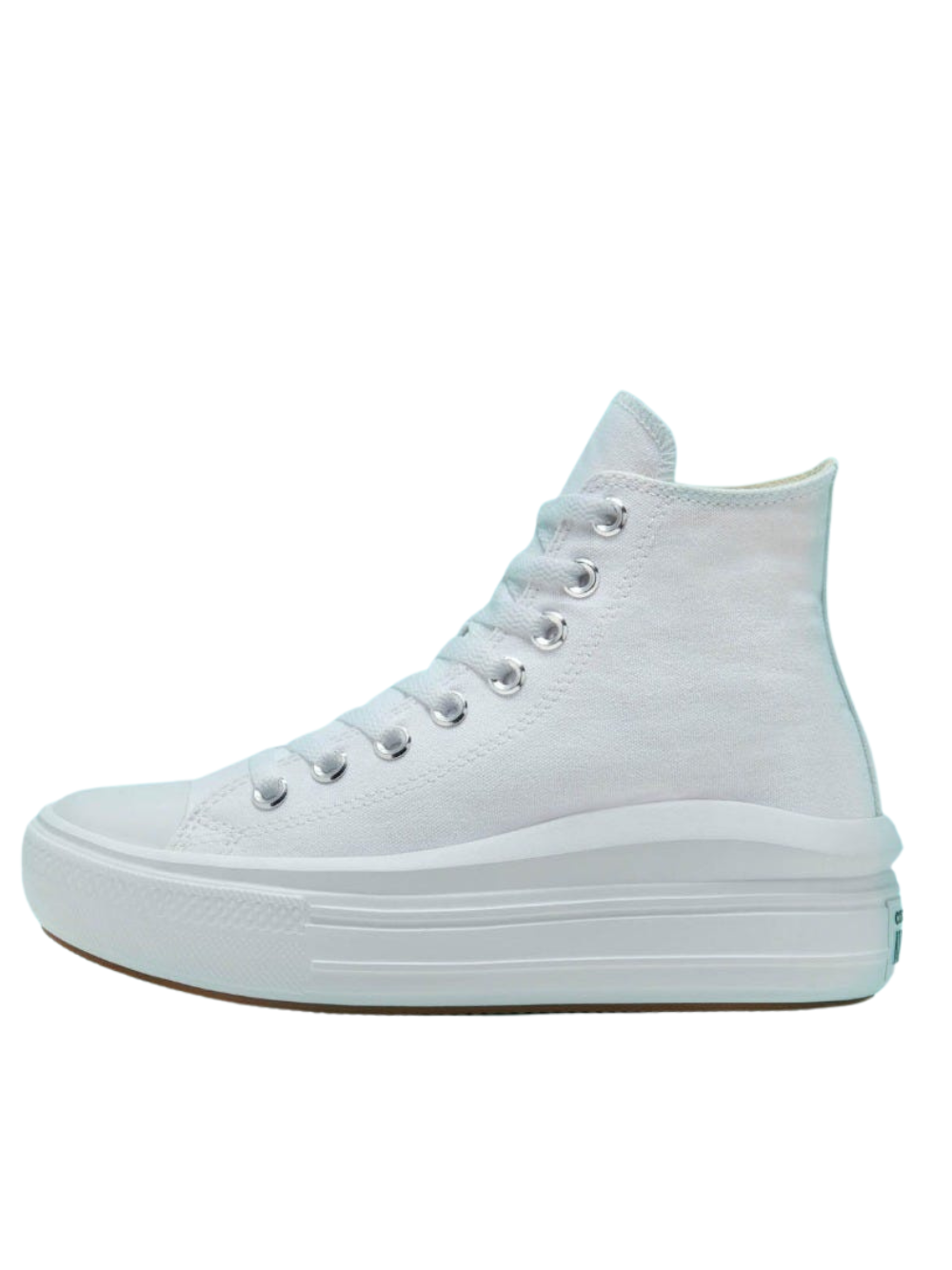 N373O Converse Chuck Taylor Move Ivory en Plataforma de Piel