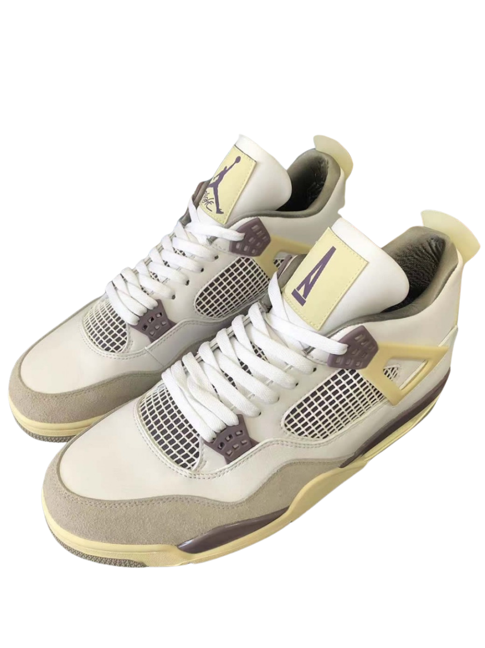 Jordan A Ma Maniere x Air Jordan 4 White Grey Purple