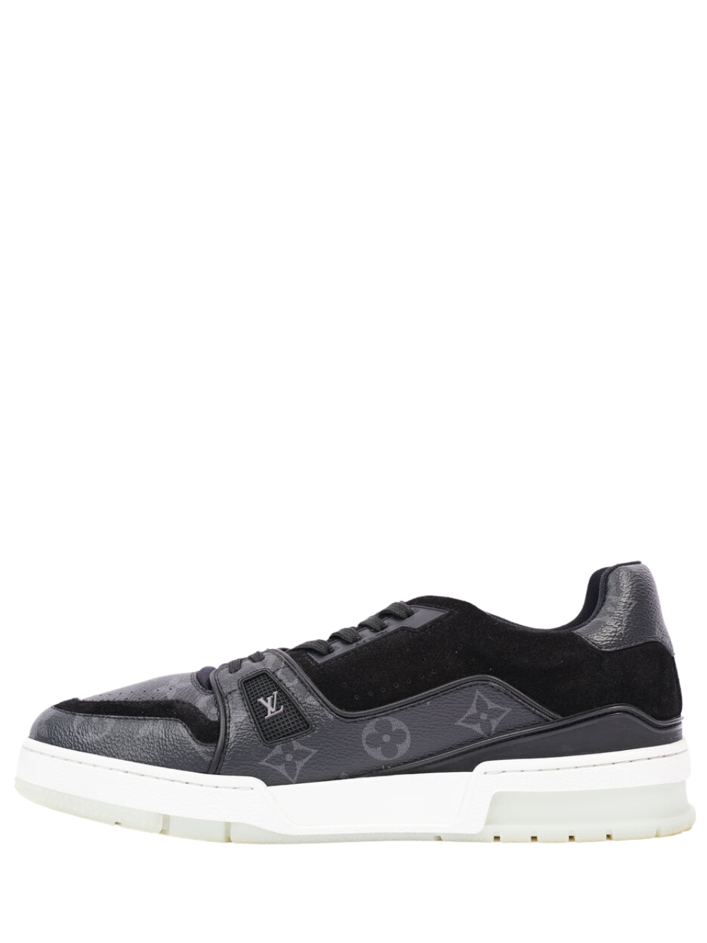 N372O LOUIS VUITTON MENS VIRIGL ABLOH SNEAKER BLACK / WHITE