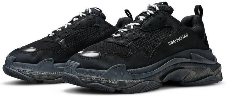 N372O (D) BALENCIAGA TRIPLE S TRAINER 'TRIPLE BLACK' - Calzado de mujer y hombre