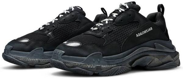 N372O (D) BALENCIAGA TRIPLE S TRAINER 'TRIPLE BLACK' - Calzado de mujer y hombre