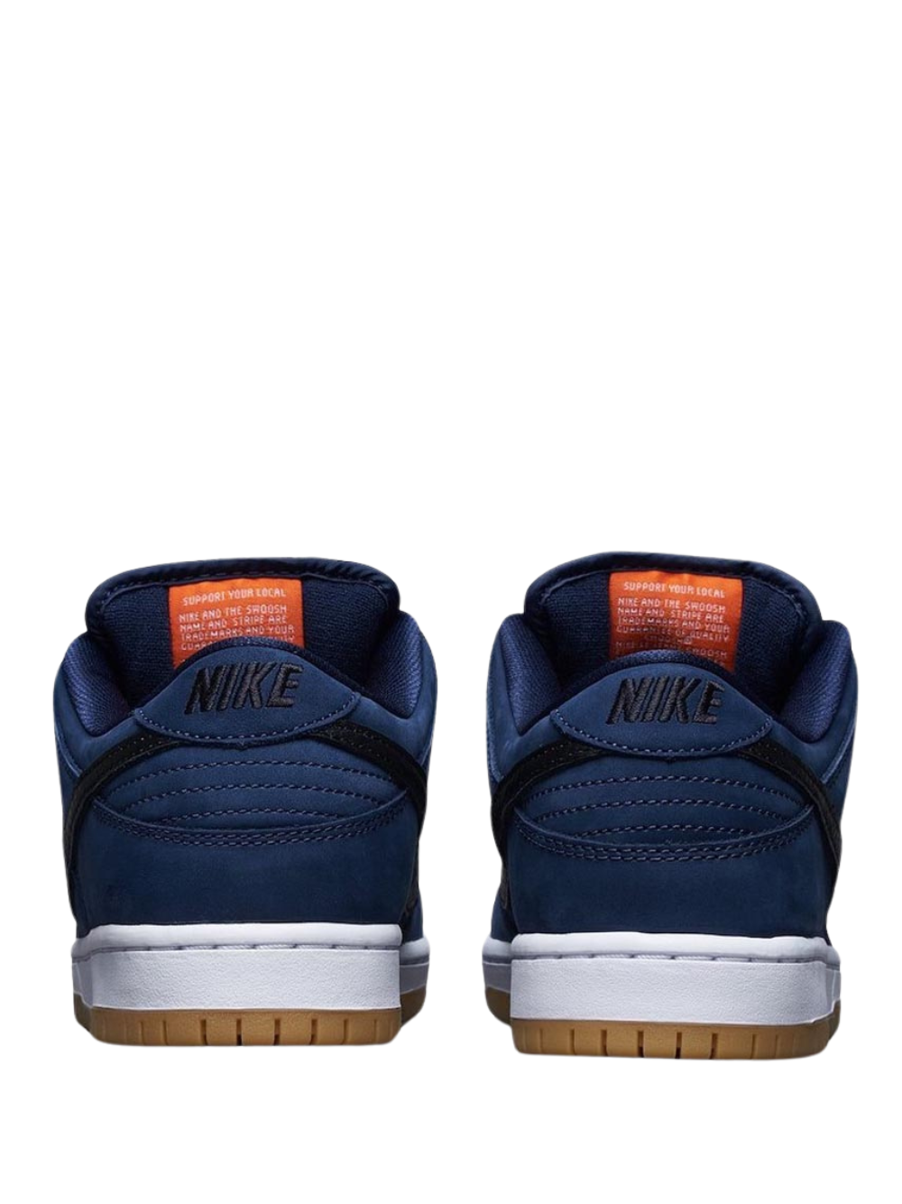N372O NIKE SB DUNK LOW DARK NAVY BLUE BLACK GUM