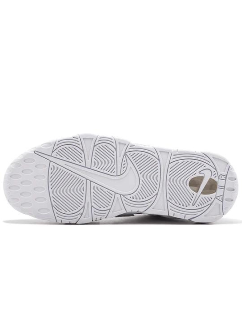 N373O Nike Air More Uptempo Triple White Blanco