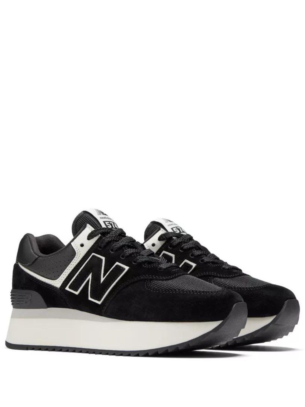 Tenis de Mujer New Balance 574 + Negro - Calzado de mujer y hombre