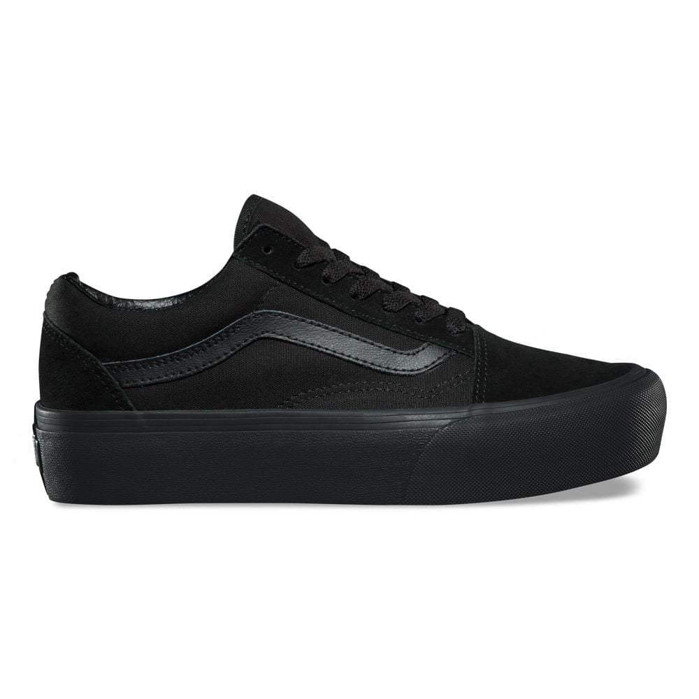 N370O VANS OLD SKOOL (SUEDE)BLACK/BL Old skool negro total