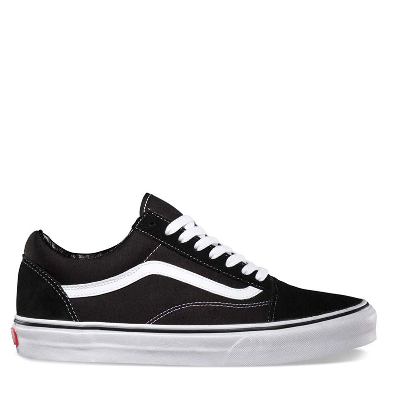 N370O Vans Tenis Vans tenis Old Skool Negro Gamuza - Calzado de mujer y hombre