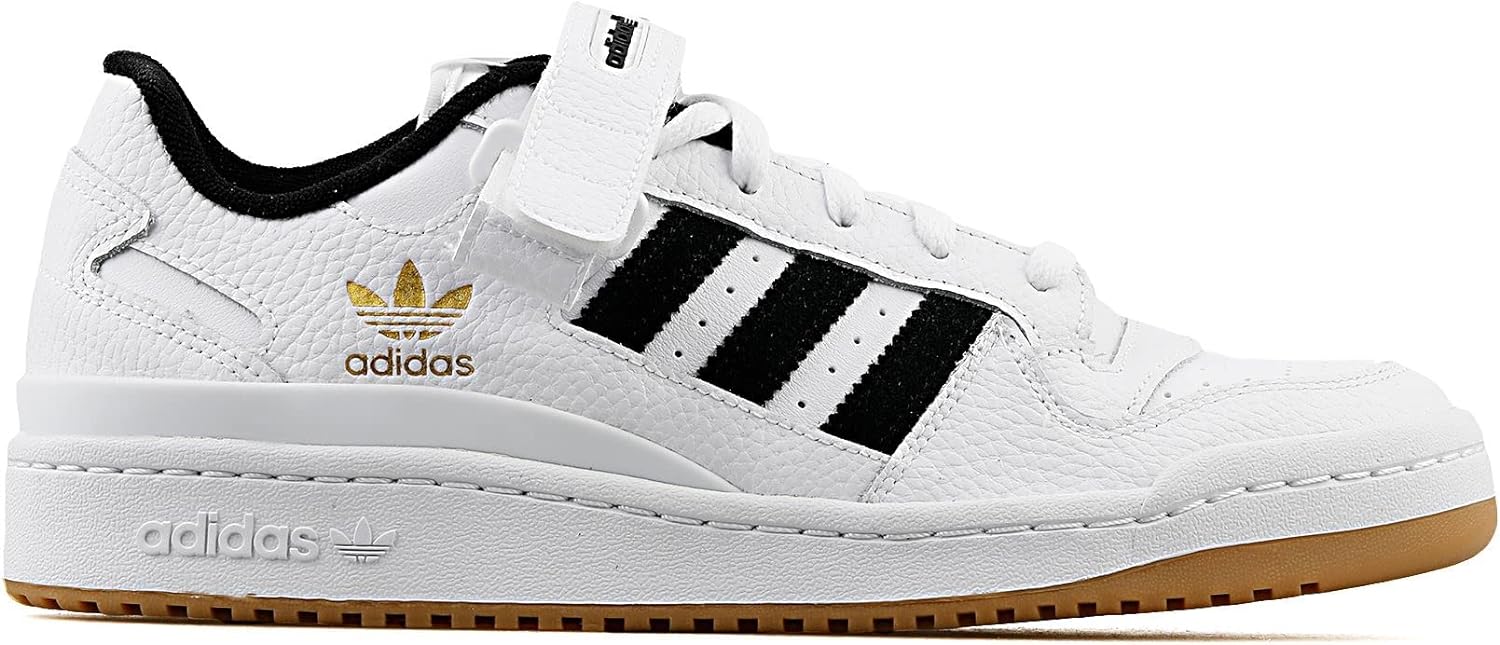 N372O adidas Forum Low White black Gum gold