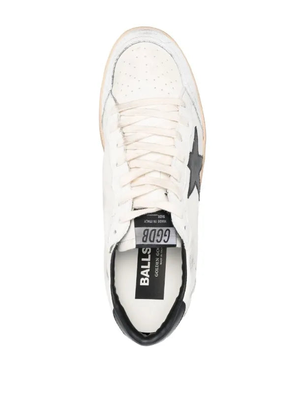 Golden Goose tenis bajos Ball-Star blanco negro