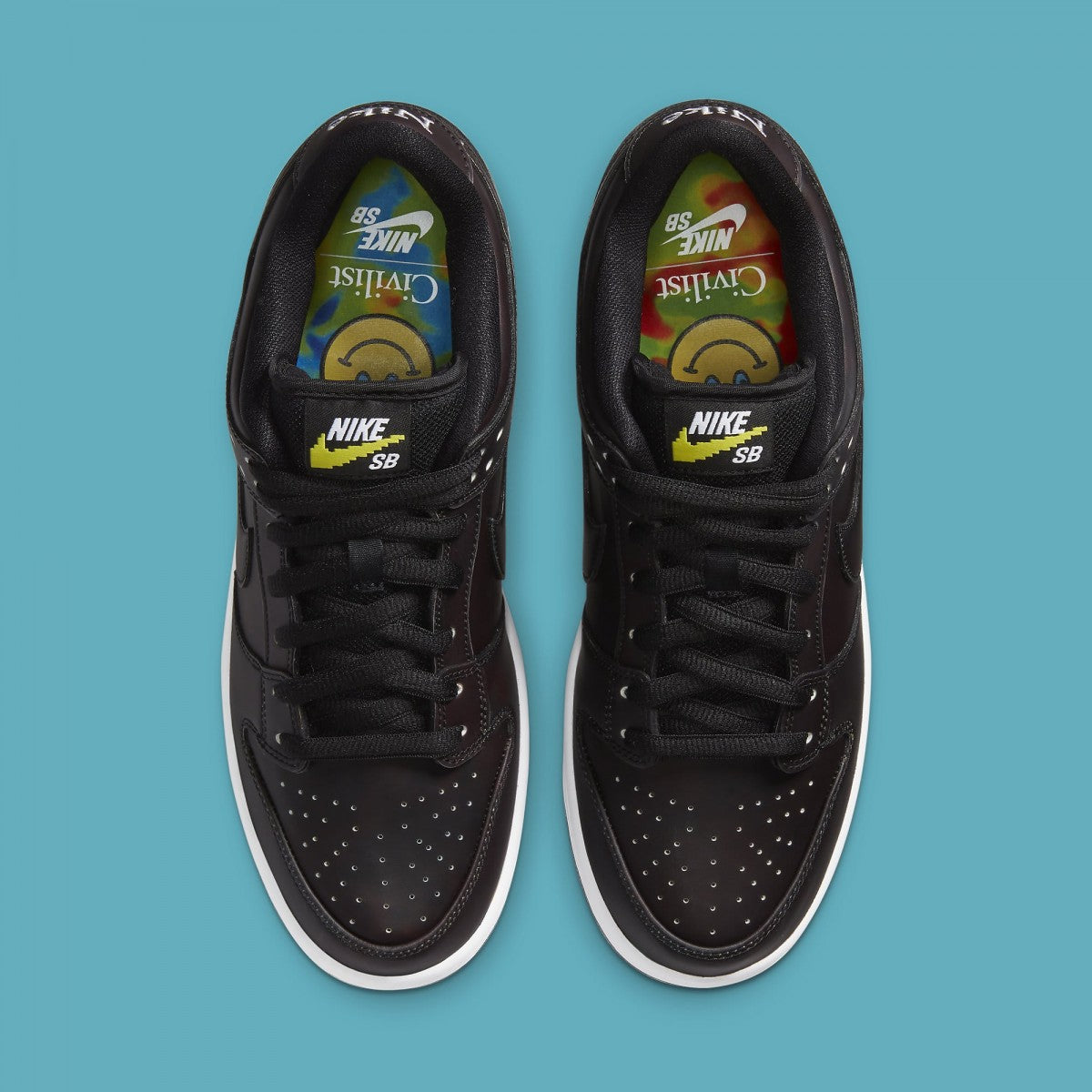 N370O Civilist x Nike SB Dunk Low cambia de color segun temperatura