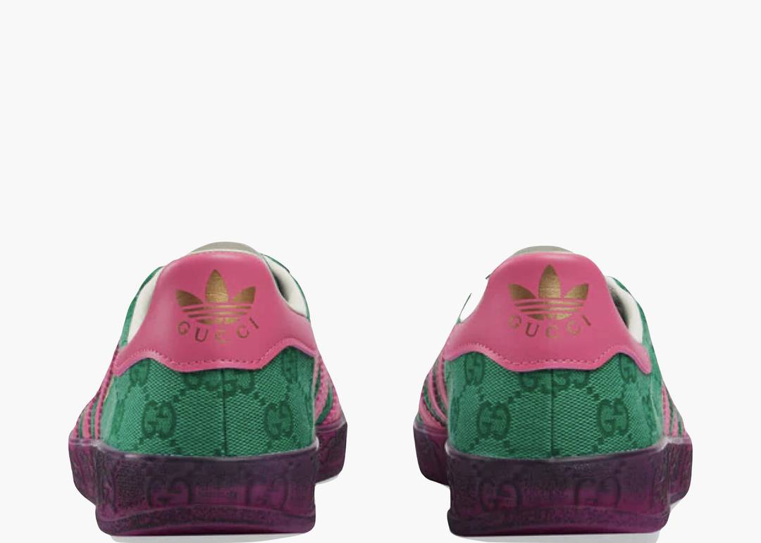 Adidas x Gucci Gazelle Green GG Monogram