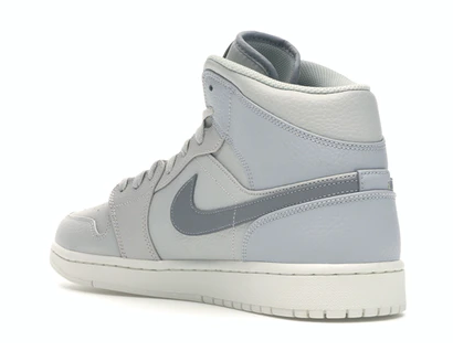 N370O AIR JORDAN 1 MID SE LIGHT BONE/GREY FOG-REFLECT SILVER-SAIL - Calzado de mujer y hombre