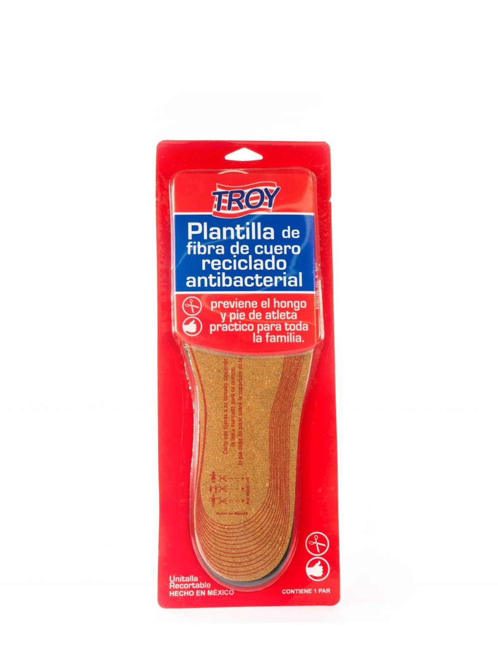 N370O Plantilla de cuero antibacterial