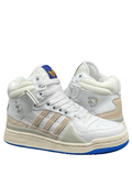 N372O Adidas forum bota blanco beige suela azul - Calzado de mujer y hombre