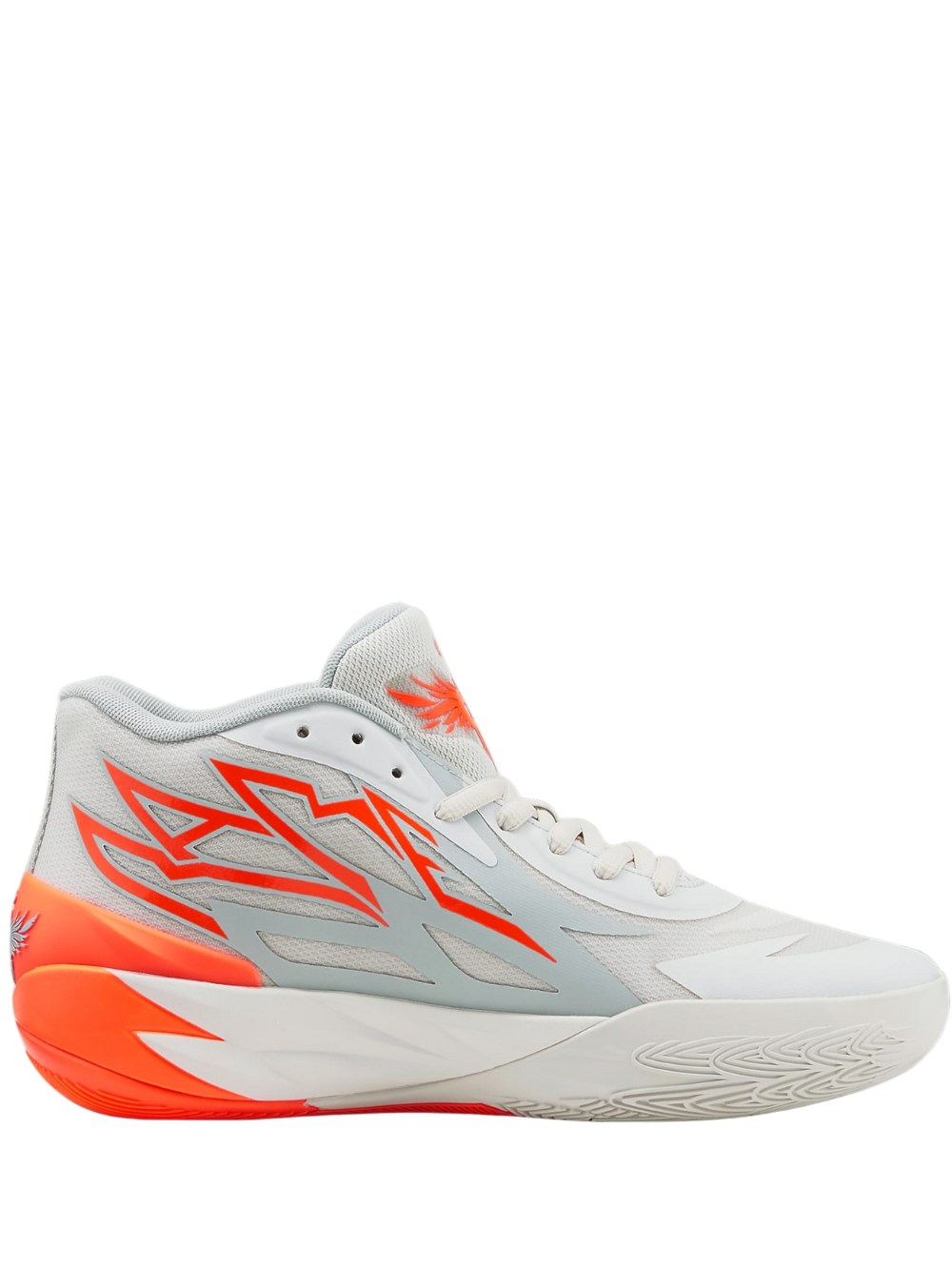 N373O PUMA MB.02 Gorangé Basketballschuhe Gris Naranja